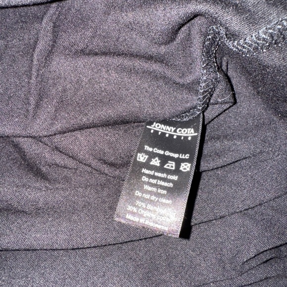 Brand New Jonny Cota Drawstring Long Sleeve Shirt In Black - Size Medium - Picture 13 of 13